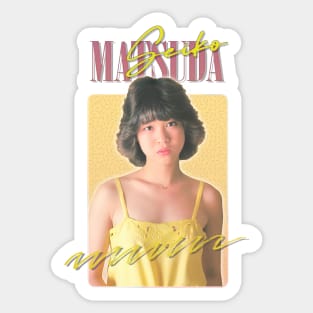 Seiko Matsuda // Retro 80s Fan Art Design Sticker